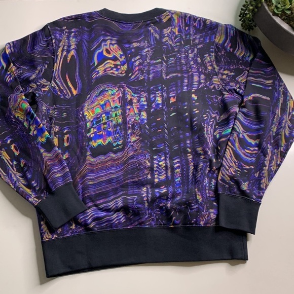 Nike Sportswear Fleece Crew Long Sleeve Pullover radioactive purple new w tags - Picture 5 of 7